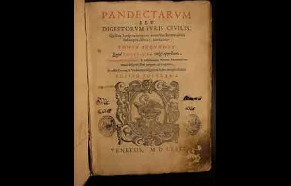 O Código de Justiniano - legado e o Corpus juris civilis