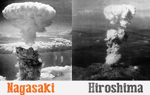 O bombardeio de Hiroshima e Nagasaki